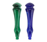 Cufaee Remplacement de la poignée du tampon 2PCS, Resin ergonomique Resin Fixer la poignée avec vis de poignée, poignée de tampon de joint de cire pour colis de vins Cartes de voeu