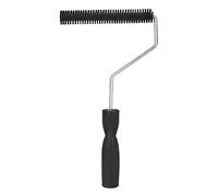 Cufaee Rouleau en fibre de verre, outil à rouleau de baignoire portable Bristle résine lamentable bulle pour la baignoire de la fenêtre Porte de baignoire (Type D)