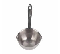 Cufaee Stainless Steel Butter Warmer Pot, All in One Flat Induction Heavy Bottom Sauce Pan, Small Saucepan for Stovetop Use (150ML)