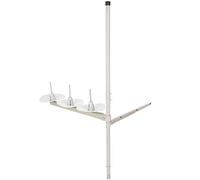 Cufaee Support de Fil, Support de Support de Fil de Machine à Coudre en Fer en Métal Durable, Accessoire d'options de 3 ou 4 Fils pour Les Couturières Professionnelles Amateurs de (3 lines)