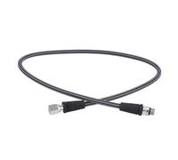 Cufaee Tuyau de régulateur Haute Pression en Fiber de Carbone, Tuyau d'accessoire de plongée sous-Marine Flexible et sûr pour équipement d'enseignement de plongée Profonde et de pl (80CM)