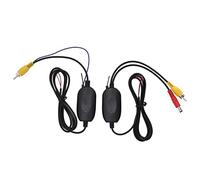 Cufaee Wireless Video, Transmitter and Receiver Kit, GPS AVIN Interface for Car Backup Camera Front Car Camera Monitor System (with DVD Cable)