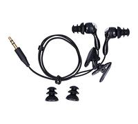 Cuffie Impermeabili Intrauricolari Con Cavo Corto, Design Ergonomico, Plug and Play, Con Due Clip di Fissaggio, per Surf, Corsa, Musica Subacquea, Nero