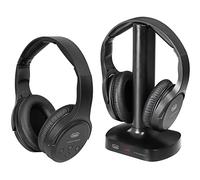 Casque Avec fil &sans fil Arceau TV Trevi FRS 1580 TW - Noir Noir G