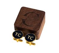 Cufflinks de Mariage à Monogramme en Relief,Proposition de Cadeau Artisanal Personnalisé pour Témoins de Mariage,Cadeau pour Père/Témoin d'Honneur,Cufflinks Personnalisés pour Témoins de Mariage