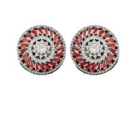 Cufflinks Men's Wedding Windmill Zircon Rhinestones Cuff Links Business Banquet Suit Shirts Accessories(Color 3)