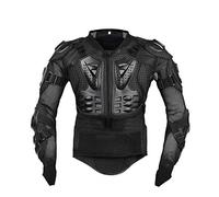 cuffslee Armure Complète De Moto, Veste De Protection ATV Guard Shirt Gear Jacket Armor, Protection Dorsale pour Course Hors Route Dirt Bike Ski Skating (Rouge / 3XL)