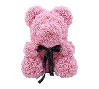 cuffslee Artificielle Ours en Fleur Ours en Savon Mousse Mousse Forme Ours Savon Inodore