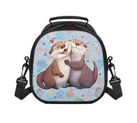 Cugasmaru Petit sac à déjeuner isotherme Kawaii avec sangle amovible - Sac à bento isotherme étanche pour filles de 8 à 10 ans