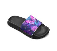 Cugasmaru Sandales d'été pour tout-petits/petites filles - Jolies pantoufles d'été pour garçons - Légères et résistantes à l'eau, Fleur/papillon, 30 EU