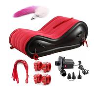 Cugzue Canapé inclinable Gonflable Buse à air Double Couche pour Un gonflage Rapide et Une Couverture hermétique sans Fuite,Sofa5