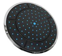 CUHAWUDBA 1Pcs Douche Actionnée par Pluie de Ronde en Plastique de 25Cm Accessoires Cabine de Buse de Tête de Toit Dessus de La Chambre