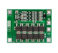 CUHAWUDBA 40A 18650 Chargeur De Batterie Au Lithium - Planche De Protection PCB BMS pour Moteur De Forage Module De Cellules 11.1V 12.6V