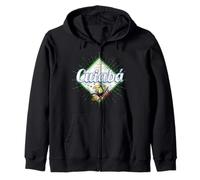 Cuiaba Mato Grosso Brésil Rétro Toucan Vintage Souvenir Sweat à Capuche