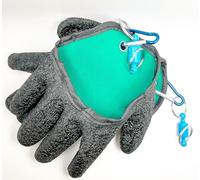 CuiCanfla Gants de pêche imperméables, 2 pièces, résistants aux taches, résistants aux morsures, avec fermeture magnétique, pour une utilisation sûre du poisson-chat