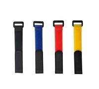 CuiCanfla Lot de 16 sangles réutilisables pour canne à pêche (4 couleurs)