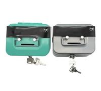 CuiCanfla Lot de 2 tirelires en métal sécurisées portables avec serrure, mini coffre-fort pour la collection de pièces de monnaie quotidienne