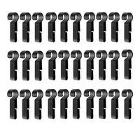 CuiCanfla Lot de 30 crochets de casque antidérapants pour casque - Crochets de phare - Pour tous les types de phares, casque de protection