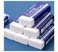 CuiCanfla Lot de 30 gommes 2B souples et simples, blanches, pour l'école, les croquis, les arts, les peintures