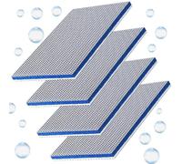 CuiCanfla Lot de 4 cotons filtrants pour aquarium - En ouate biochimique 8D - Réutilisables - Très efficaces pour la purification de l'eau - Découpables - Pour aquariums et étangs