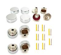 CuiCanfla Lot de 8 entretoises polyvalentes en acier inoxydable Avec tube d'expansion et vis Pour miroir, photo en verre, image acrylique