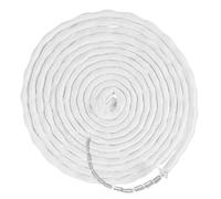 CUIDAKJ 100g Fil de Plomb pour Rideau Environ 5M,Corde de Plomb,Ligne de Poids en Gaze,Accessoires pour Rideaux,pour Tapis de Bain,Rideau de Douche,Nappe,Moustiquaire 20g/5M (20g*5meter)