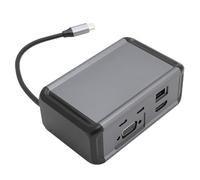 Cuifati 12 en 1 HUB USB C, Station d'accueil pour Ordinateur Portable avec VGA, PD RJ45 USB3.0 Type C Interface pour Ordinateur Portable, USB C Adapter 4K UHD Prise en Charge