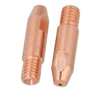 Cuifati 20 Pièces M6 Pointes de Contact en Cuivre pour Torche de Soudage Binzel 24KD MIG/MAG, Consommables de Soudage 1.0mm Pointes de Torche Résistantes aux Hautes Températures (0.8)