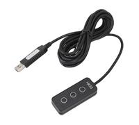 Cuifati 3 Clavier USB clé, Braille Design Clavier personnalisé Souris, Fonction Multimédia avec Programmation Macro USB, Compatible pour OS X, pour, pour (Black)