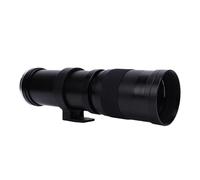 Cuifati 420-800 Mm F8.3 Lean Zoom DE TEMBOTO, Lentille DE la Caméra DE Mise au Point du Manuel DE Verre Optique, pour Les Caméras DE Montage EF S, Lentilles Zoom avec Une Structure en (Black)