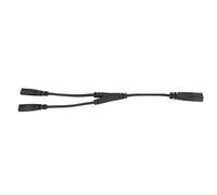 Cuifati Adaptateur d'alimentation IEC320 C8 vers Double IEC320 C7, Câble d'alimentation CA 1 Entrée 2 Sorties Mâle vers Double Femelle, Prise 'Extension de 0, PVC Ignifuge, pour Lampes de Bureau,