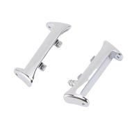 Cuifati Adaptateur de Bande de Montre en Métal, Adaptateur de Sangle de Monotage de Watch sans Couture de 22 Mm pour Le Remplacement (Silver)