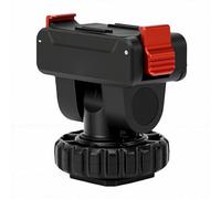 Cuifati Adaptateur de Chaussure Froide Magnétique, Support à Dégagement Rapide pour Caméra D'Action, Réglage D'inclinaison Multi-angle à 180 ° avec Chaussure Froide et Interface 1/4 pour