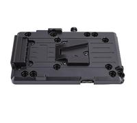 Cuifati Adaptateur de Plaque de Batterie V Mount D Tap, Adaptateur à Dégagement Rapide avec Sortie D Tap, pour Caméras, Moniteurs, Stabilisateurs, Plates-Formes DSLR, Caméras de