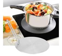 Cuifati Adaptateur de Plaque Diffuseur de Chaleur en Acier Inoxydable, pour Cuisinière électrique à Gaz à Induction, Accessoires Durables de 20cm 22cm 24cm (20cm)