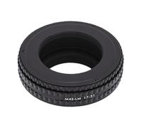 Cuifati Adaptateur pour Objectif Macro - Tube Hélicoïdal de Mise au Point (Monture LM vers M42), avec Plage de Mise au Point de 17 à 31 Mm et Finition Antireflet, pour la Photographie