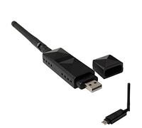 Cuifati Adaptateur USB sans Fil AR9271, Antenne Détachable 2 DBi à Gain élevé, Dongle WiFi 150 Mbps avec Réception de Signal Améliorée, pour Ordinateur de Bureau, Ordinateur Portable, TV