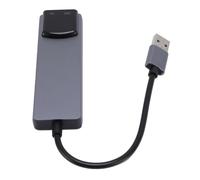 Cuifati Adaptateur USB vers Prise Audio, Carte Son Externe, Réduction Intelligente du Bruit, Son Haute fidélité, Carte Externe PC pour écouteurs, Haut-parleurs, Cinéma Maison