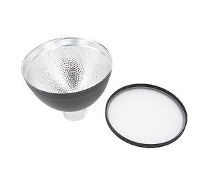 Cuifati ADS2 Standard Reflector, 12 Cm Aluminum Soft Diffuser | Réflecteur Standard pour AD200 AD360, Angle de lumière concentré, niveaux d\'éclairage riches, accessoire Flash Portable