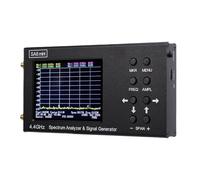 Cuifati Analyseur de Portable, Analyseur de Fréquence Portable 35 à 6 200 MHz avec écran Tactile de 3,2 Pouces et Batterie de 4 Heures, pour L'analyse du Signal WiFi et le Travail sur