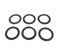 Cuifati Anneaux en Mousse pour Haut-Parleur de Voiture 10 Pièces Joint d'étanchéité pour Haut-Parleur EVA 4,1 Pouces Extérieur 3,0 Pouces Intérieur, Déflecteur d'étanchéité à l'air pour -parleurs