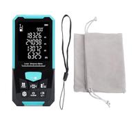 Cuifati Appareil de Mesure Numérique, 100m/328ft de Distance Portable avec LCD rétro-éclairé et Réglage Silencieux, Outil de Mesure Numérique pour la Zone de Distance Volume Pythagore