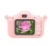 Cuifati Appareil Photo Enfant 40MP Double Objectif Rose Astronaute | Écran Isp, corps en silicone Abs, vidéo 1080P, prise de vue compte à rebours, pour cadeaux d\'anniversaire de Noël