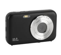 Cuifati Appareil Photo Numérique, Caméra Vidéo de Voyage Compacte 44MP 1080P Zoom 16x avec Détection de Visage, Anti-secousse, Micro intégré pour L'enregistrement, Retardateur, Lumière