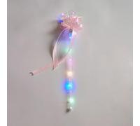 Cuifati Baguette étoile Lumineuse LED pour Enfants, Bâton de Fée Lumineux, Jouet pour Fête de Noël, Ambiance Romantique, 36cm (Cuifatitya9sq126n-1)