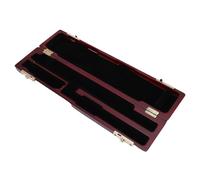 Cuifati Boîte de Rangement de Flûte, Case de Flûte en Bois Longue - Utiliser Une Alimentation en Velours Doux pour 16 ou 17 Trous