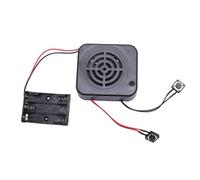 Cuifati Boîte D'enregistrement Vocal, Module Enregistreur Sonore DIY de 4 Minutes, Module de Lecture de Messages Audio Clairs avec Contrôle Rouge/Noir pour Coffrets Cadeaux d'animaux en