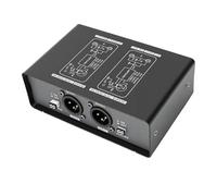 Cuifati Boîte D'injection Directe, éliminateur de Bourdonnement avec Isolateur de Bruit de Boucle de Masse, 3 Réglages de Gain, Entrée XLR et 1/4 Pouces, pour Studio D'enregistrement de