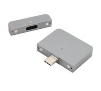 Cuifati Boîtier SSD M.2 NVMe 2230, Boîtier de Disque SSD Portable en Alliage D'aluminium de Type C USB3.2 Gen2 10 Gbit/s avec Conception Magnétique, pour Appareils iOS PC Ordinateur (128GB)