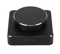 Cuifati Bouton de Contrôle du Volume D'Ordinateur USB, Bouton de Contrôleur de Son Multimédia Bluetooth 5.1 avec Lumière RVB, Fonction de Sourdine à Une Touche, Contrôleur de Son